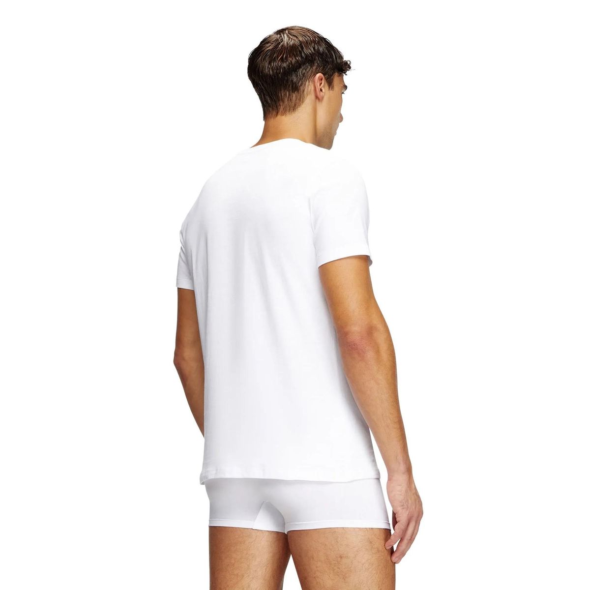 Herren Weißes V-Ausschnitt T-Shirt Pack