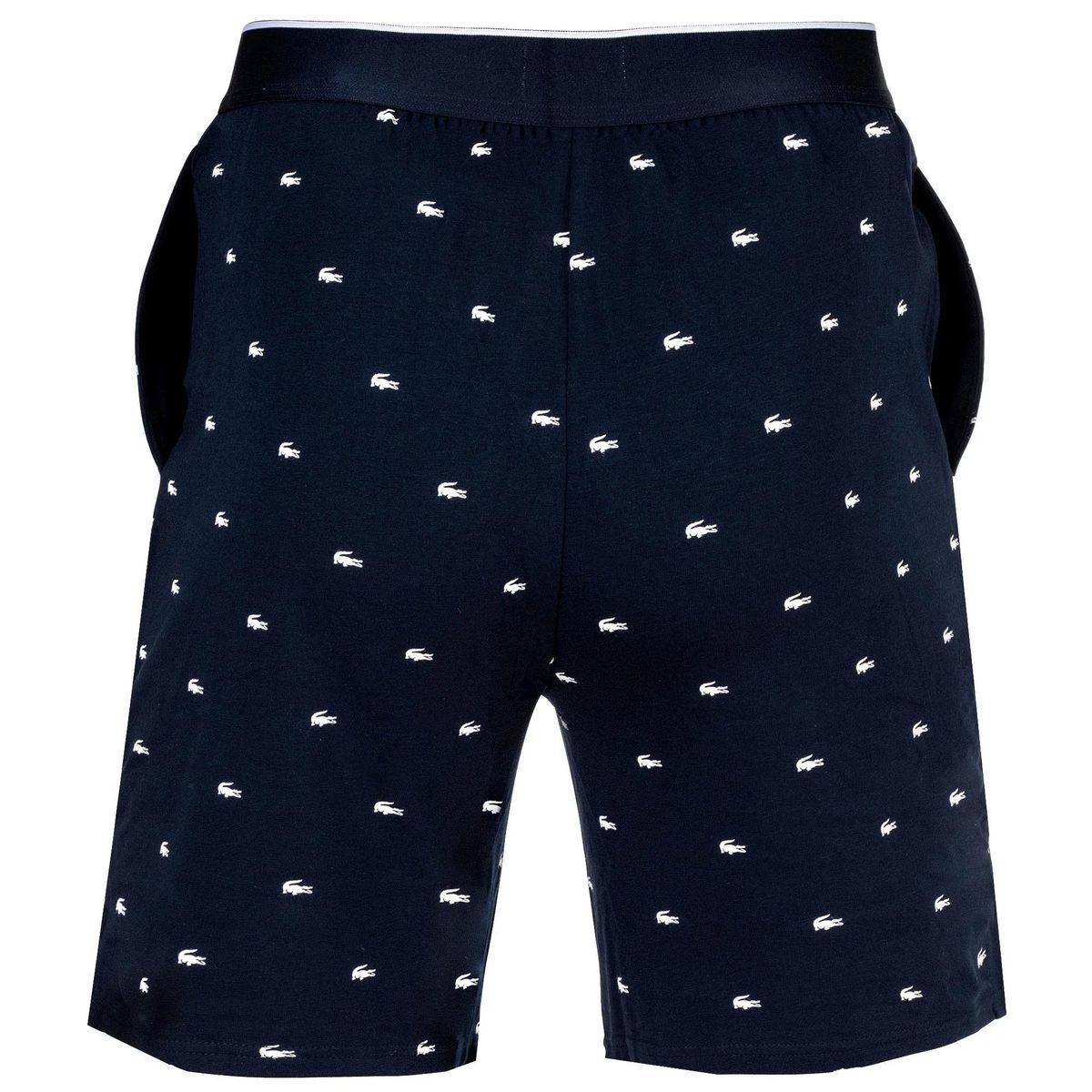 Herren Fleece-Loungeshorts mit Allover-Print