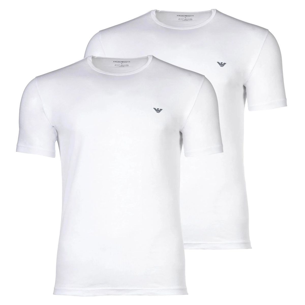 Herren Basic Rundhals T-Shirt Doppelpack