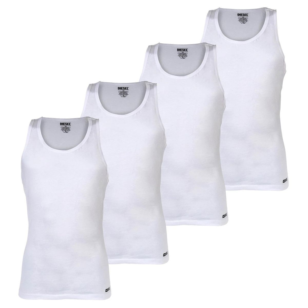 Herren Tanktop aus weißer Baumwolle