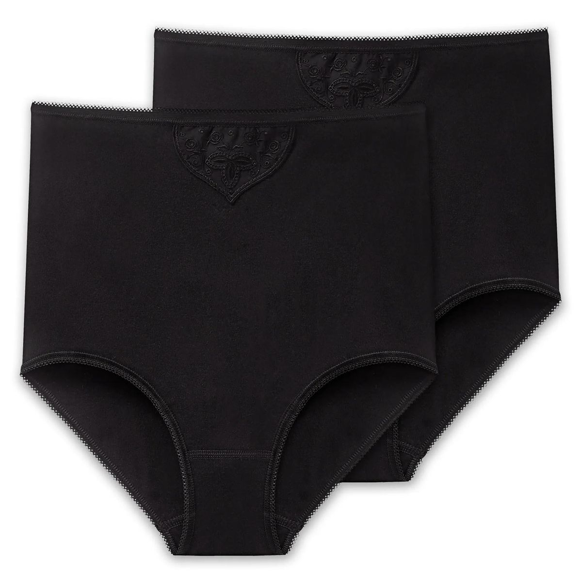 Damen Baumwoll-Slips mit hohem Bund