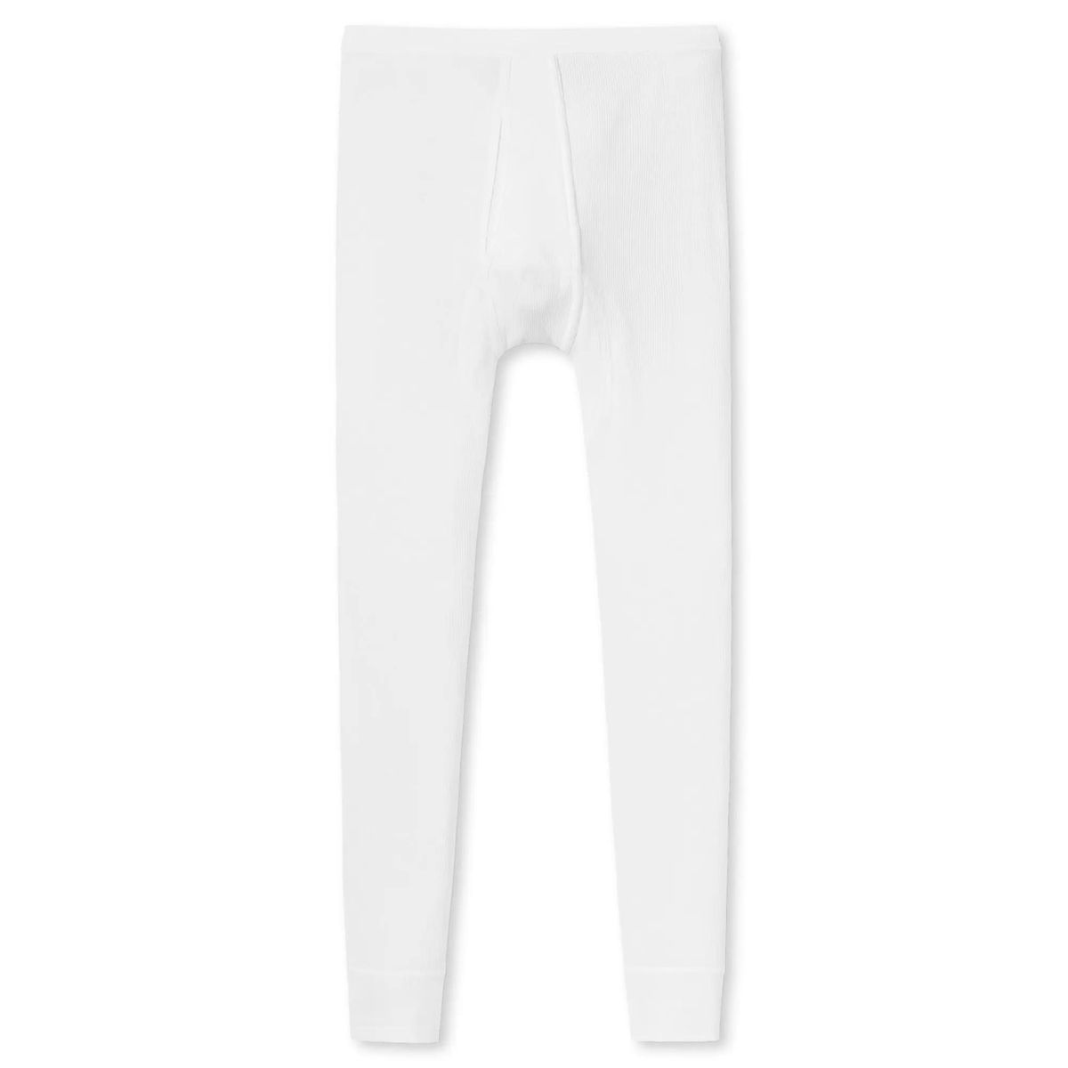 Klassische lange Rippenunterwäsche für Herren