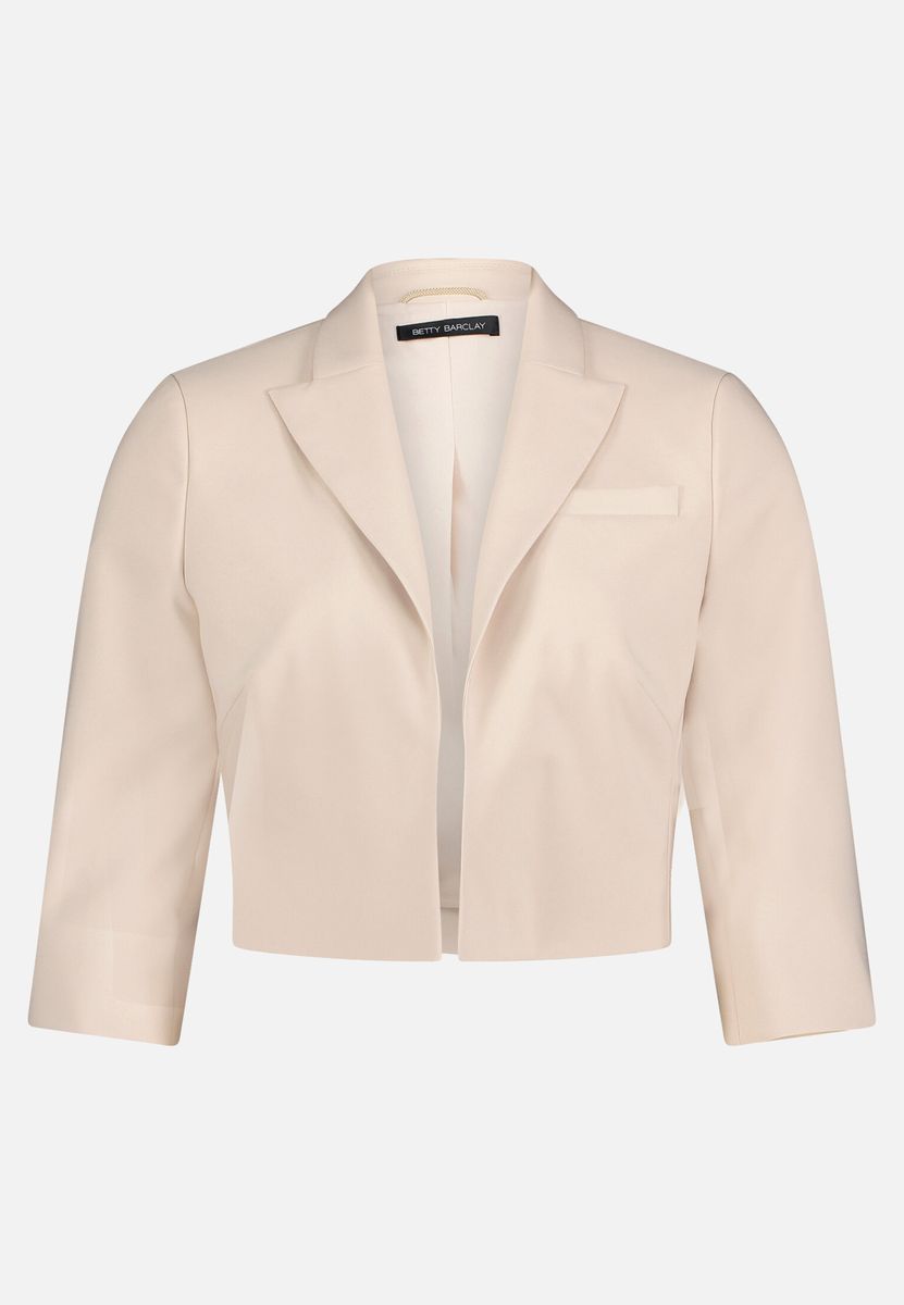 Kurz geschnittener Blazer mit Dreiviertelärmeln