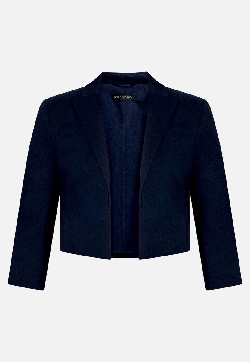 Kurz geschnittener Blazer mit Dreiviertelärmeln