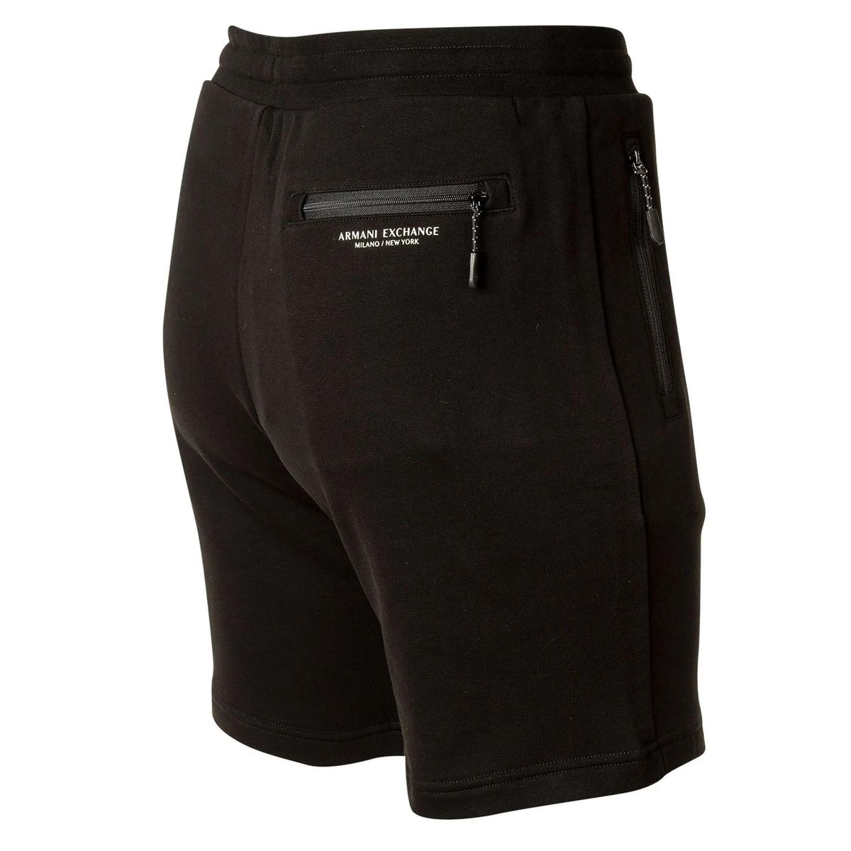 Schwarze Herren-Sweatshorts mit Taschen