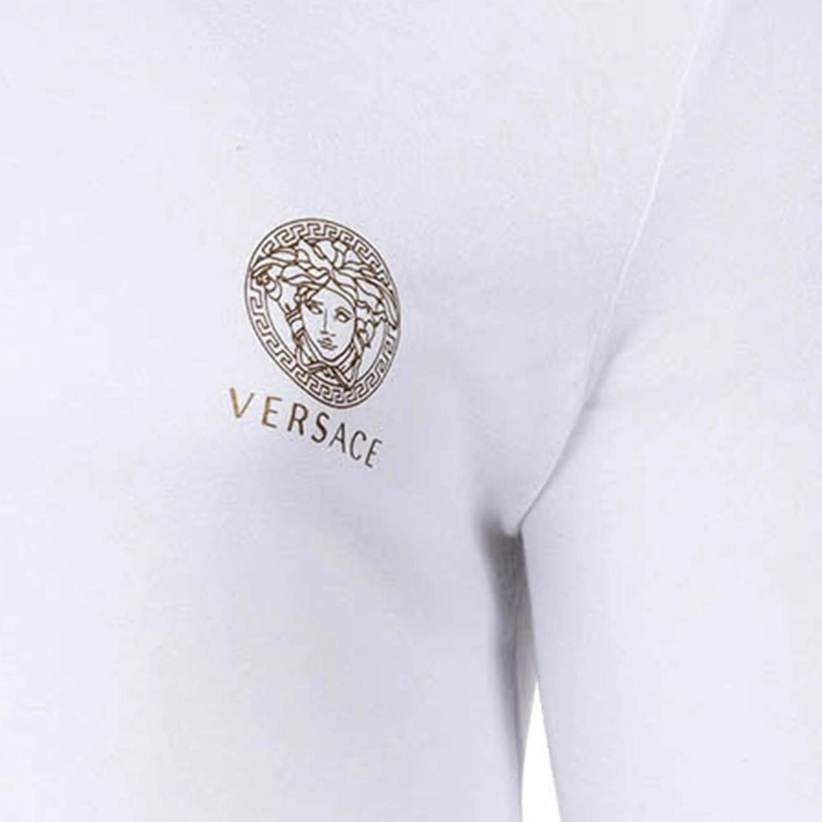 Versace Weißes Medusa-Logo T-Shirt Set