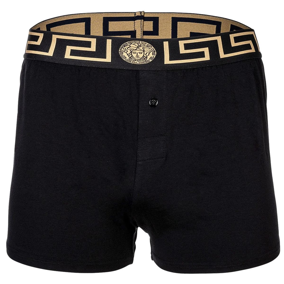 Versace Herren Web-Boxershorts mit Logo-Bund