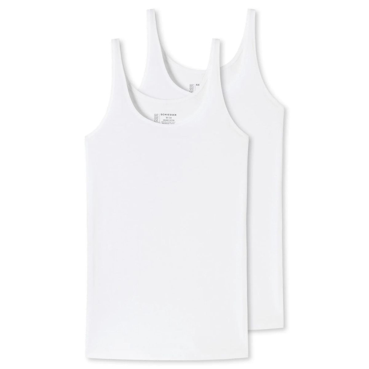 Essentielles, weißes Tanktop Set