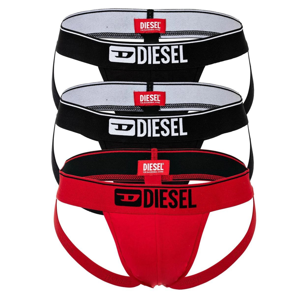 Baumwoll-Jockstrap mit Logo-Bund