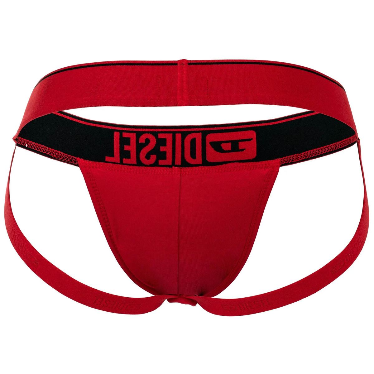 Baumwoll-Jockstrap mit Logo-Bund