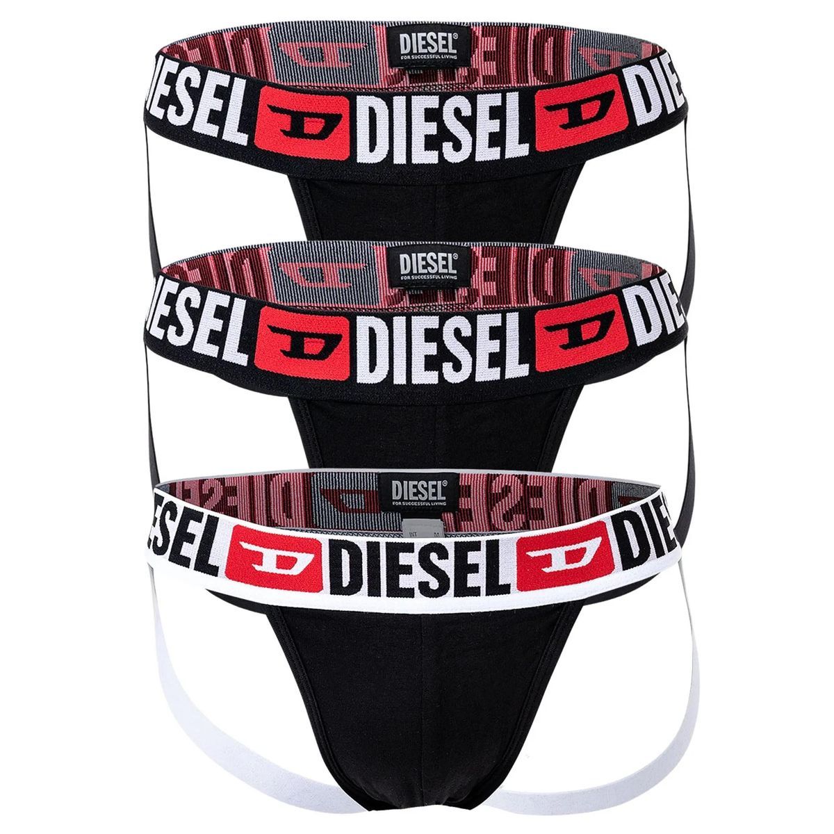 Logo-Bund Baumwoll-Stretch Jockstrap