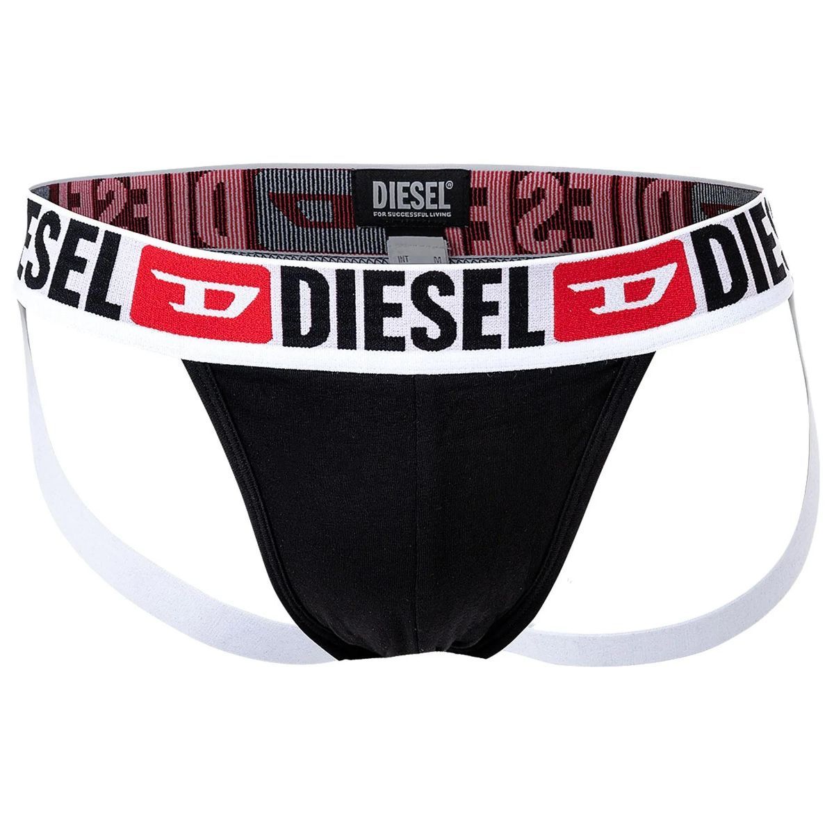 Logo-Bund Baumwoll-Stretch Jockstrap