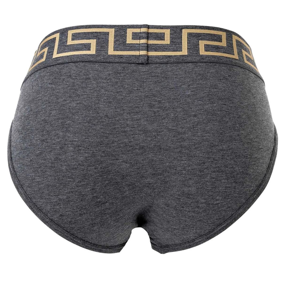 Elegante Herren-Slips mit griechischem Schlüsselmuster