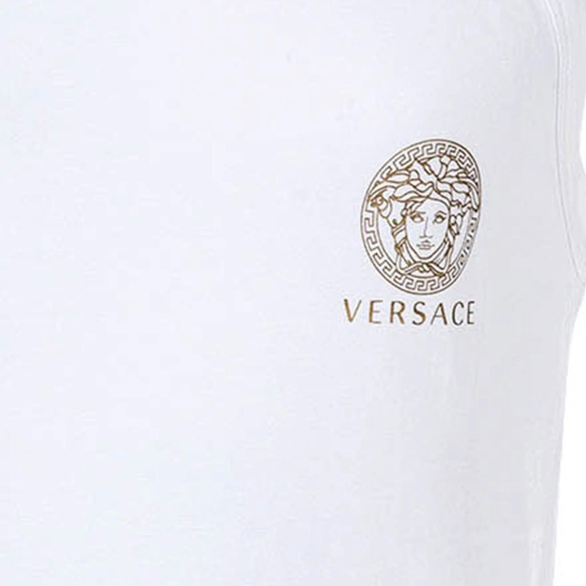 Weißes Medusa Logo Tank Top