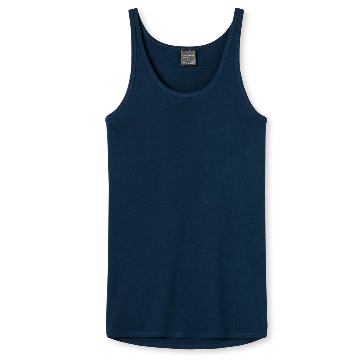 Klassisches marineblaues Baumwoll-Tanktop