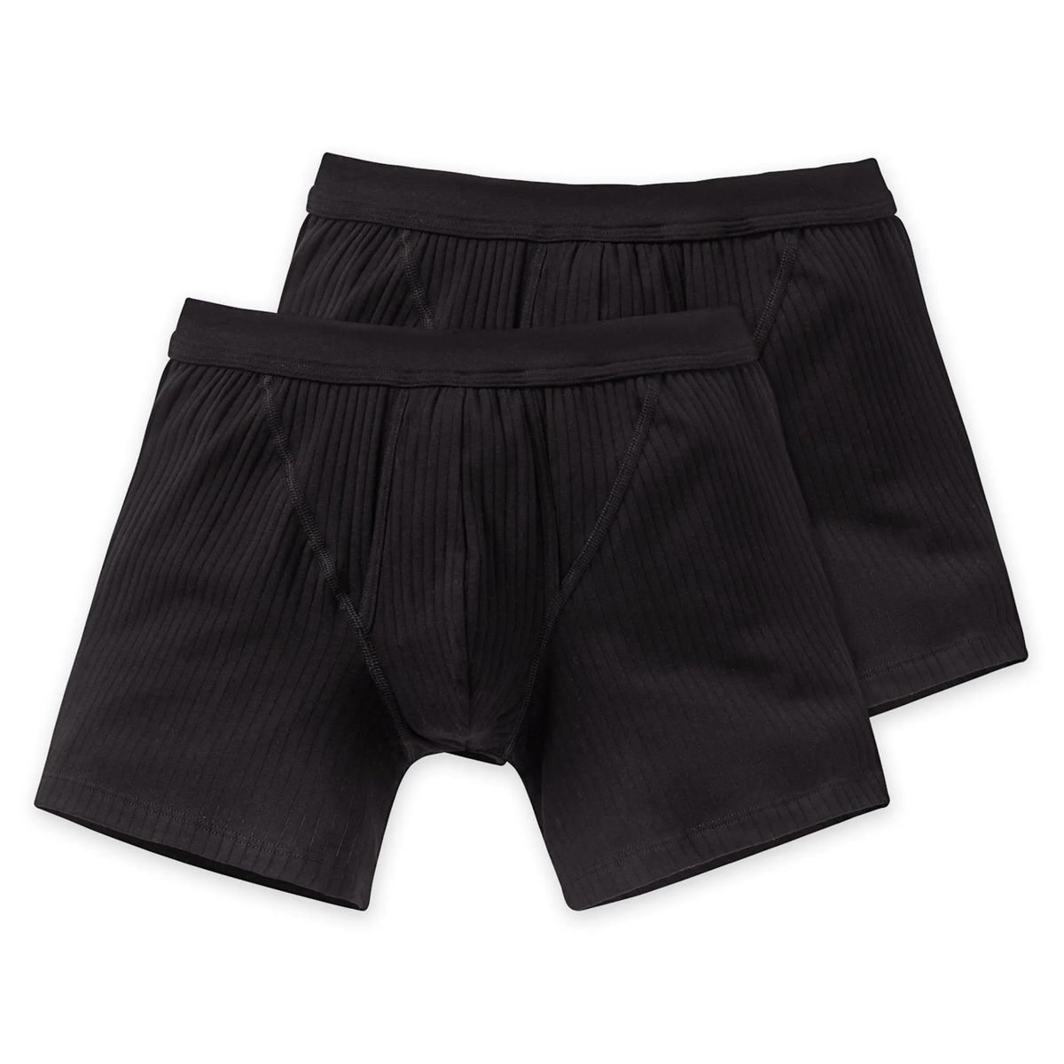 Klassische schwarze Herren-Boxershorts