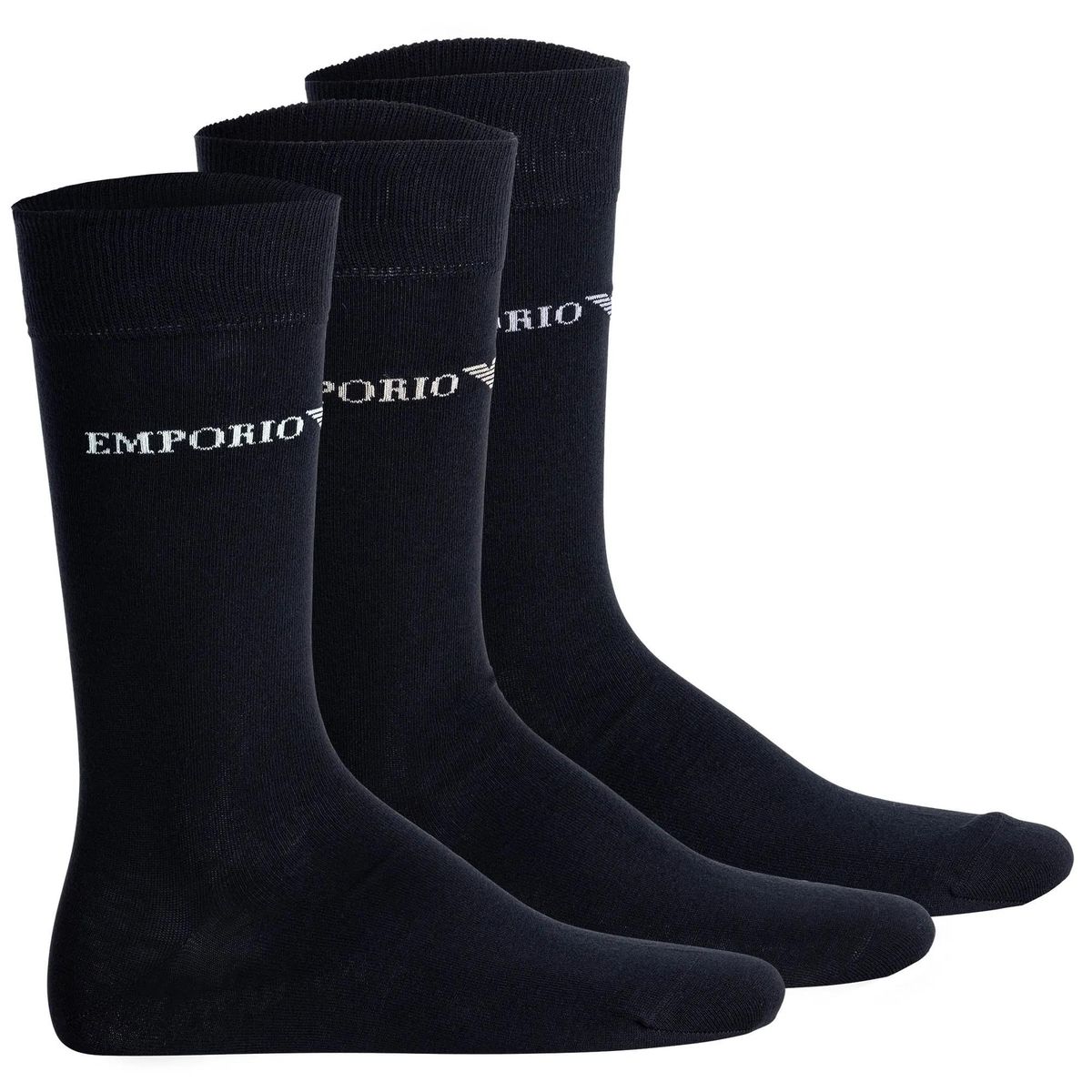 Gerippte Herrensocken 3er-Pack