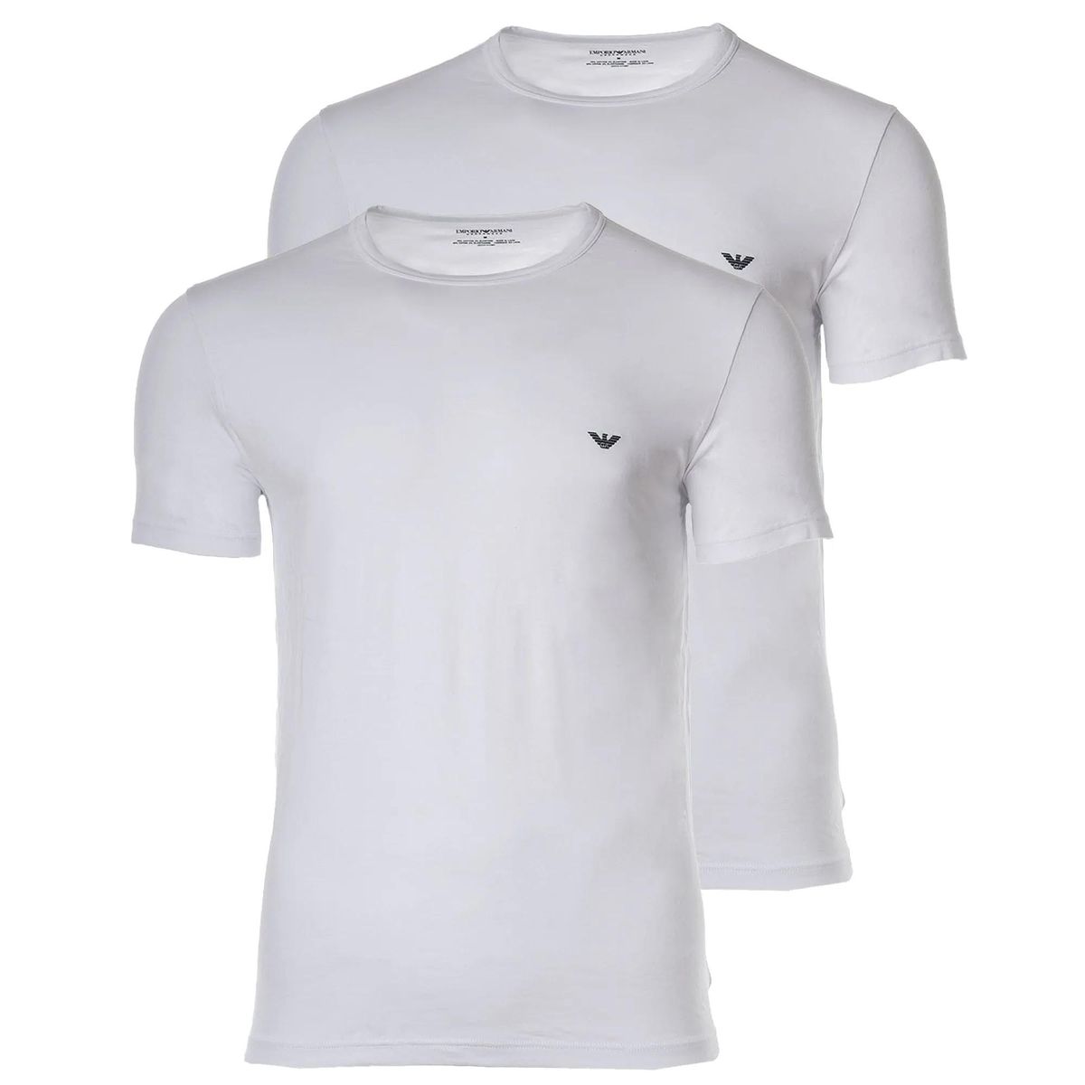 Klassisches Baumwoll-T-Shirt mit Rundhalsausschnitt