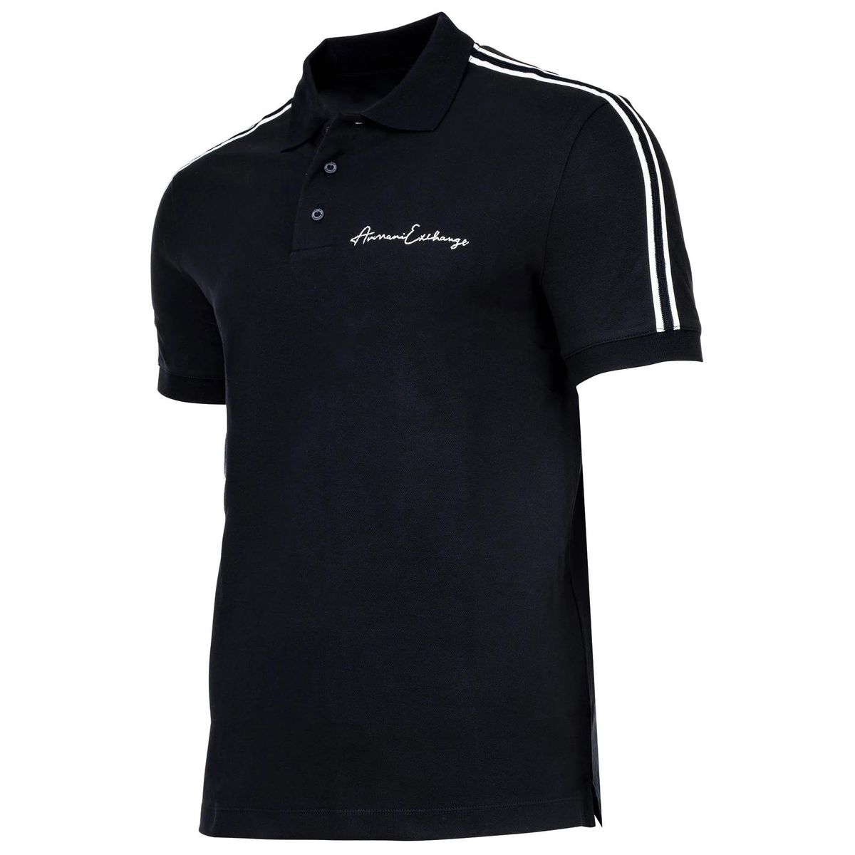 Herren Poloshirt mit Streifenärmeln