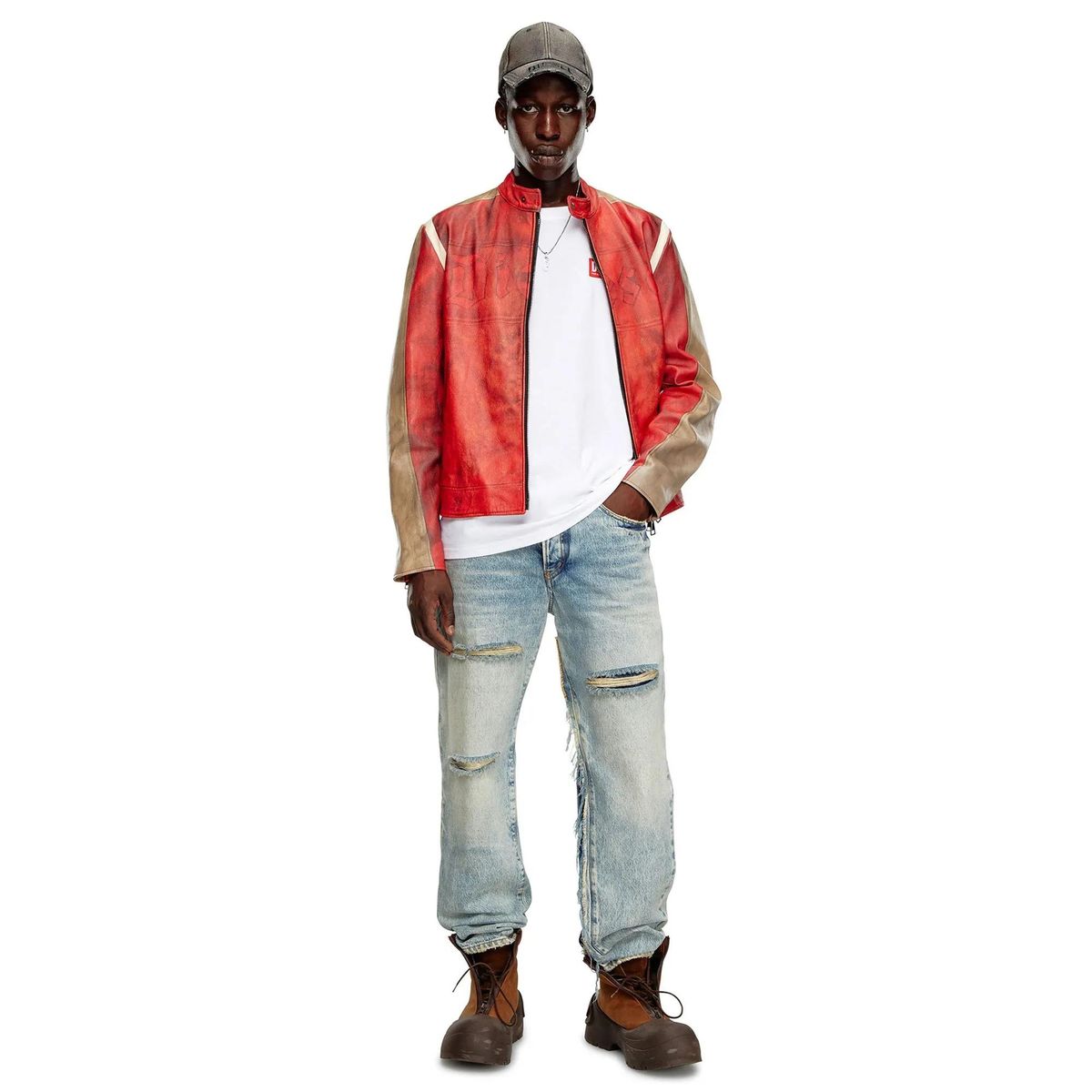 Klassisches Baumwoll-T-Shirt mit Logo-Print