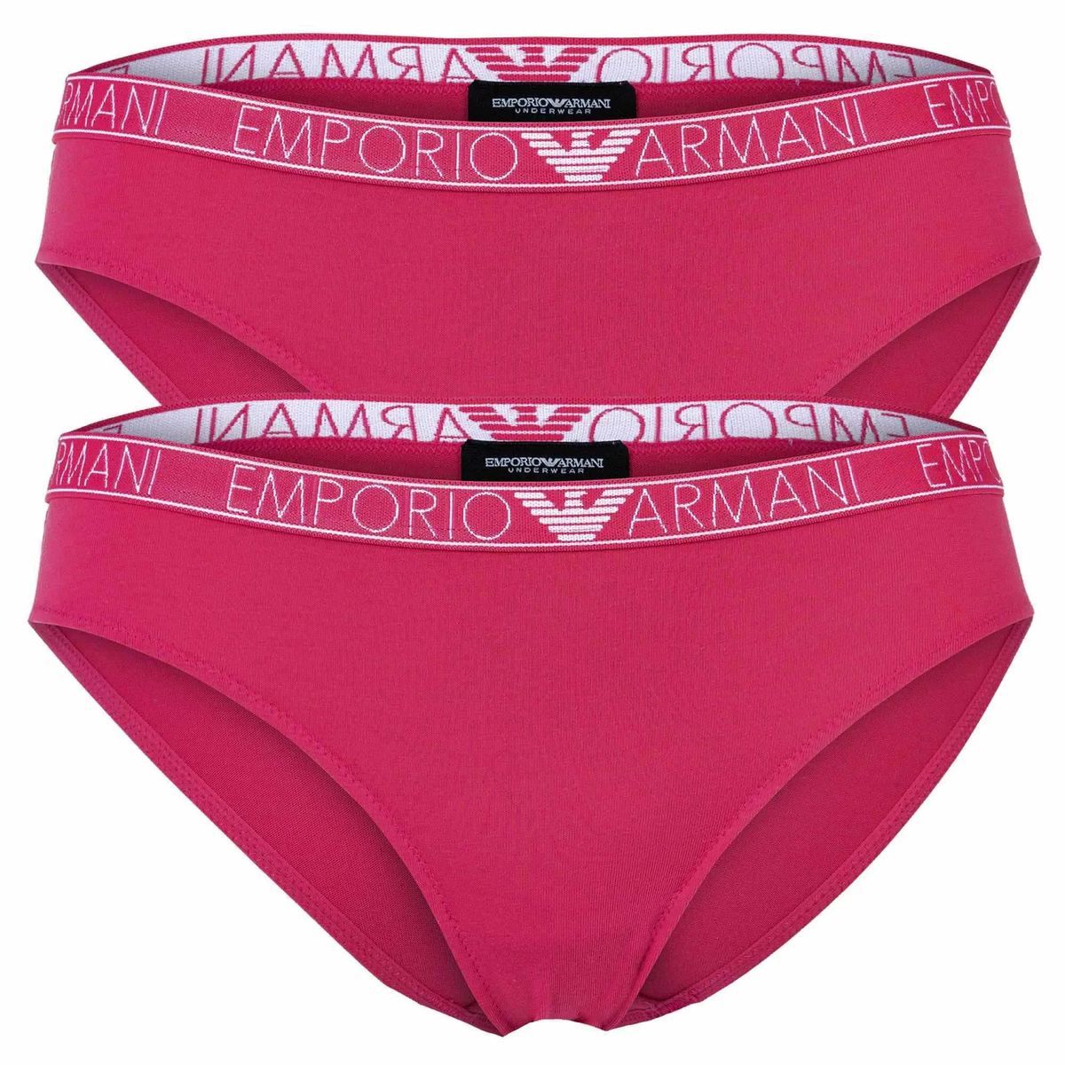 Baumwollslips mit Logo-Bund