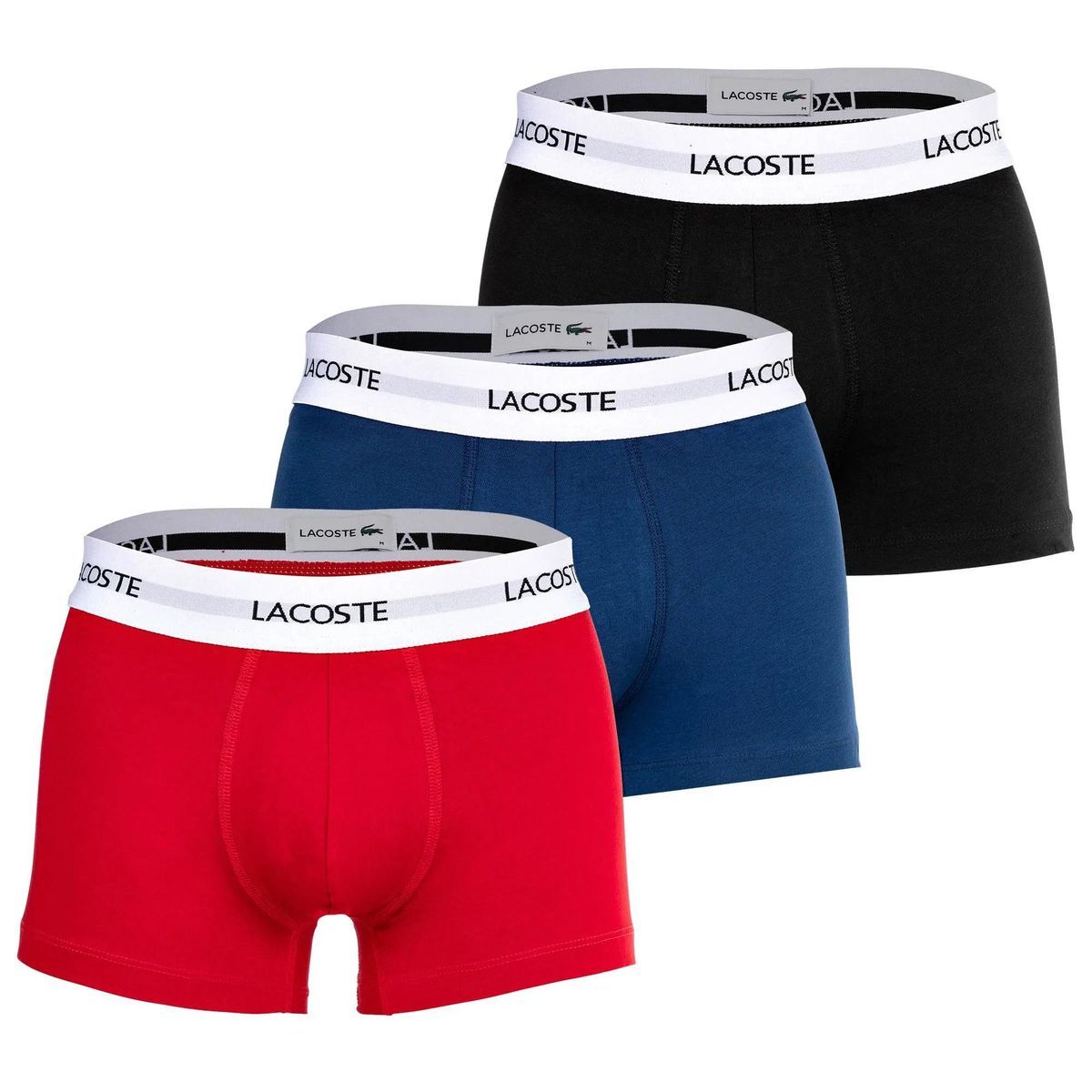 Klassische einfarbige Boxershorts Multipack