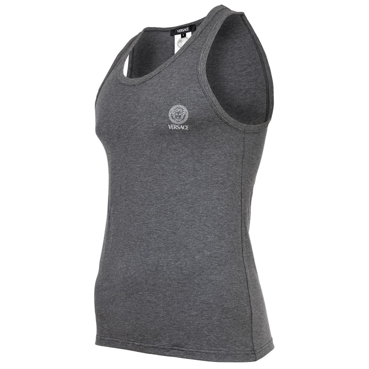 Baumwoll Tank Top mit Medusa-Logo