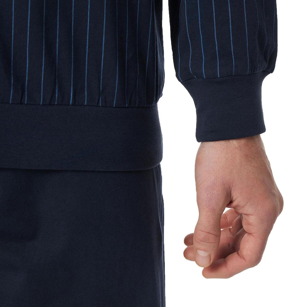 Herren Schlafanzug Set mit Streifen