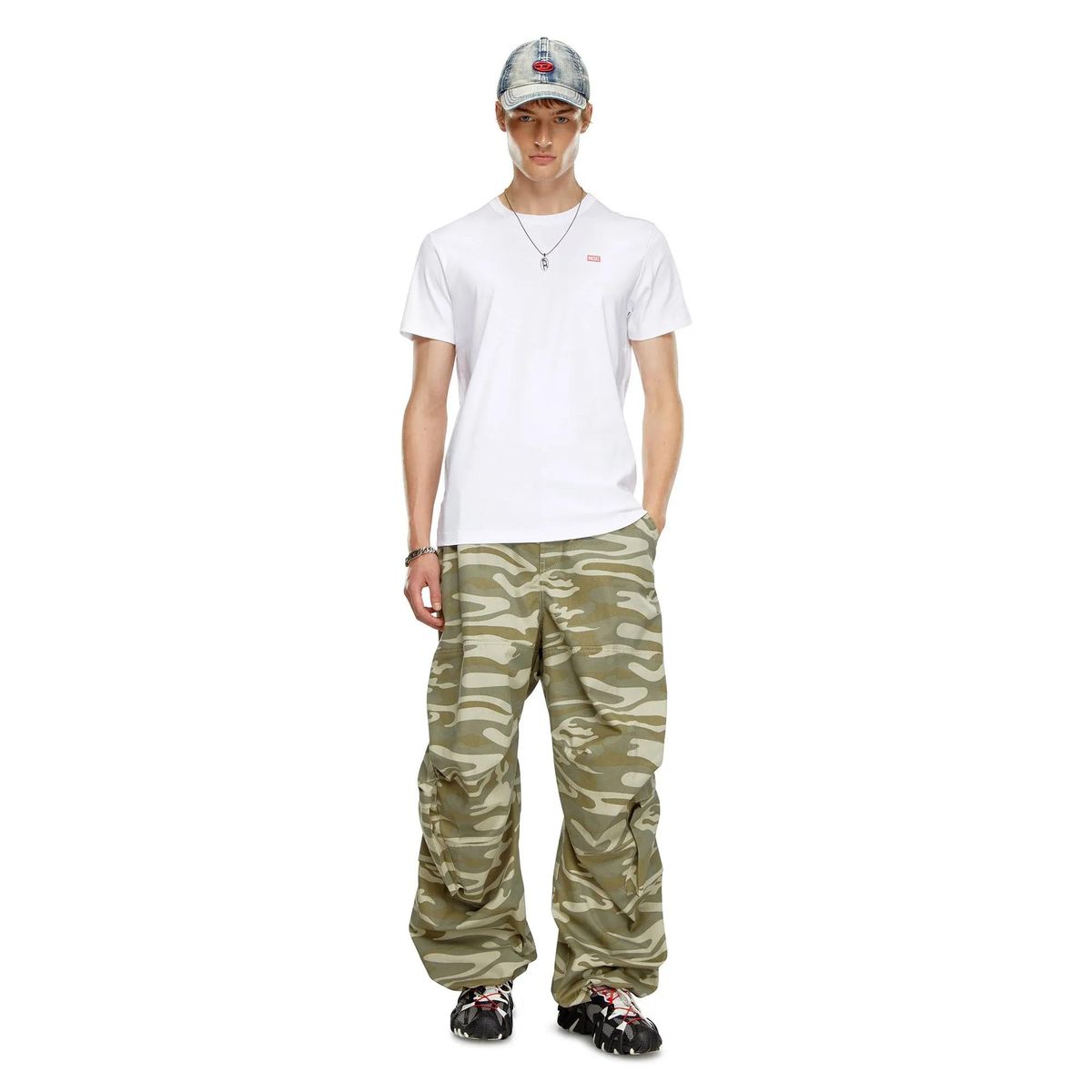 Basic Kurzarm T-Shirt mit Rundhalsausschnitt