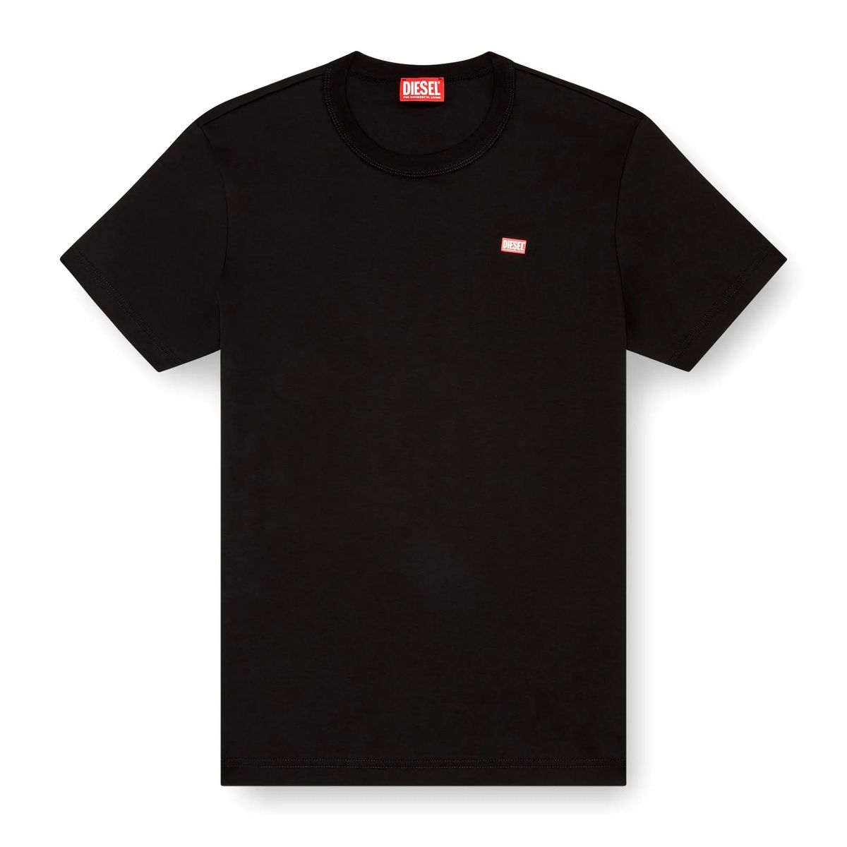 Klassisches Baumwoll-T-Shirt mit Rundhalsausschnitt