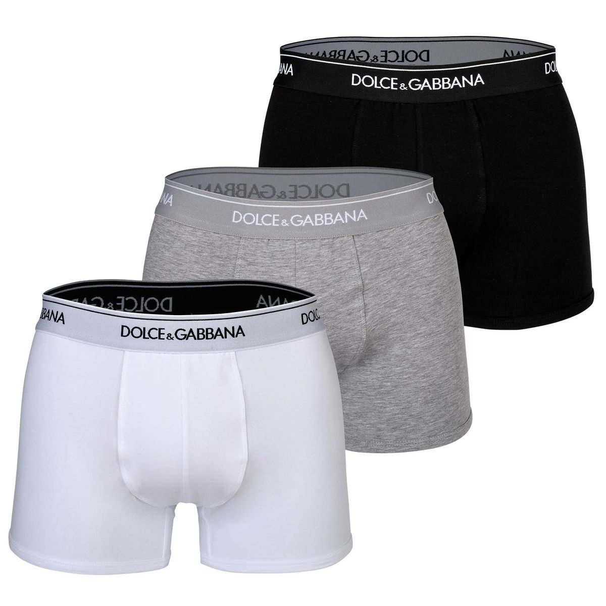 Klassische Boxershorts mit Logo-Bund