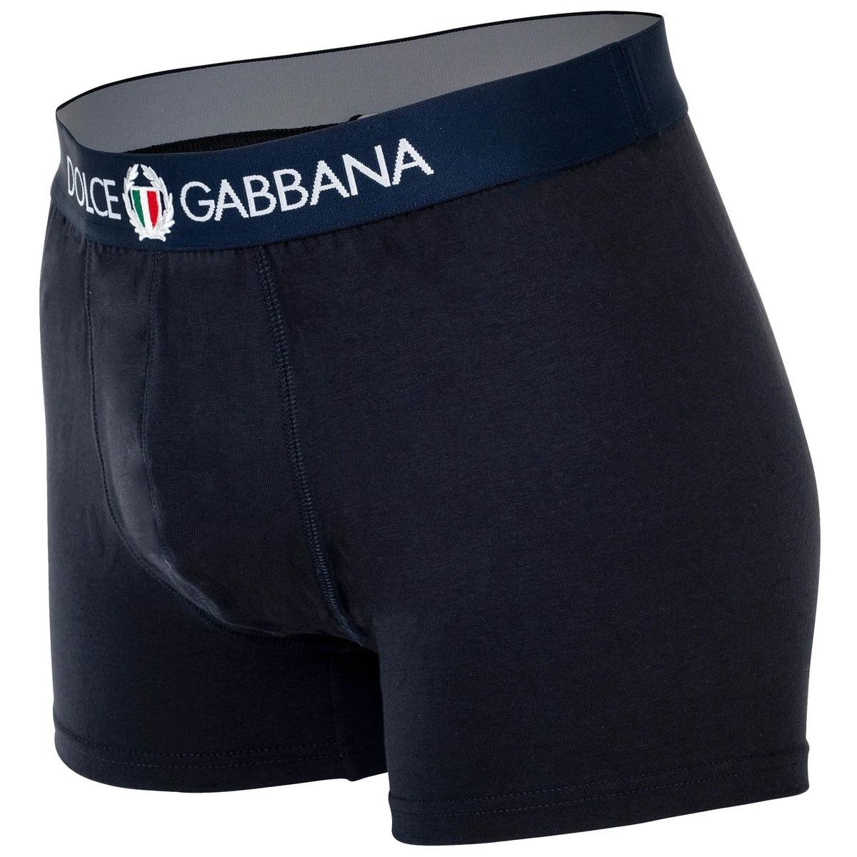 Baumwoll-Boxershorts mit Logo-Bund