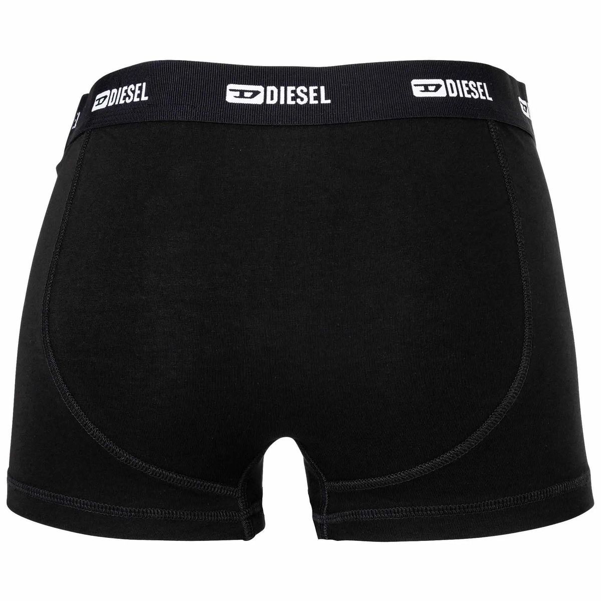 Schwarze Stretch-Baumwoll-Boxershorts für Herren