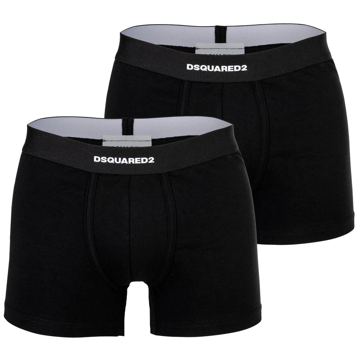 Klassische Boxershorts aus Baumwollmischung, Doppelpack