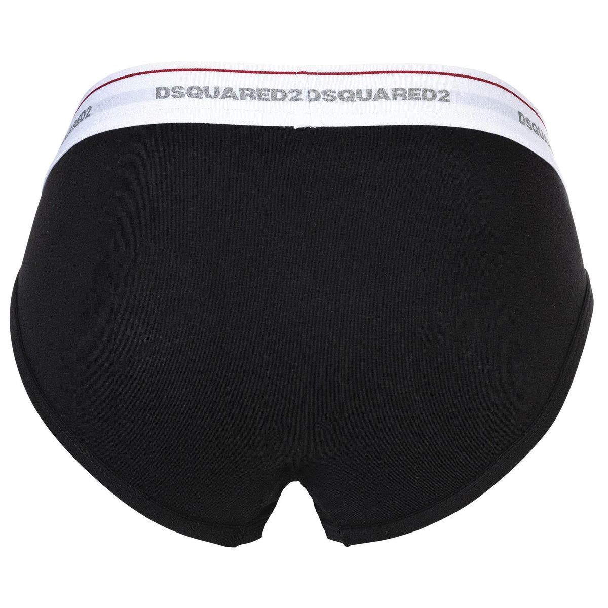 Klassische Schwarze Baumwollslips Dreierpack