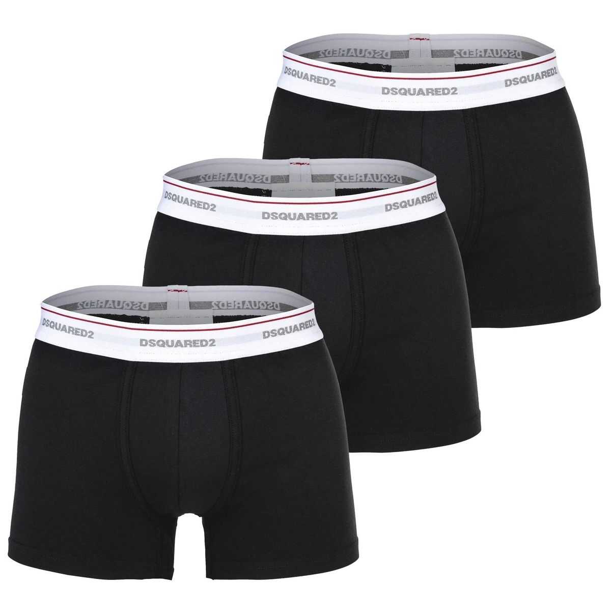 Herren Baumwoll Stretch Trunk Schwarz