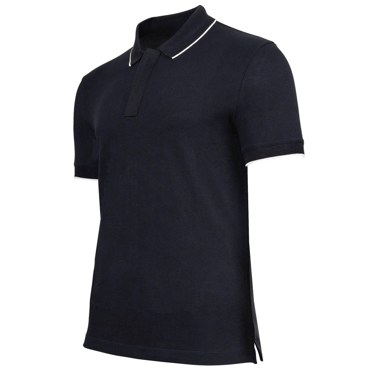 Klassisches Marineblaues Piqué-Poloshirt