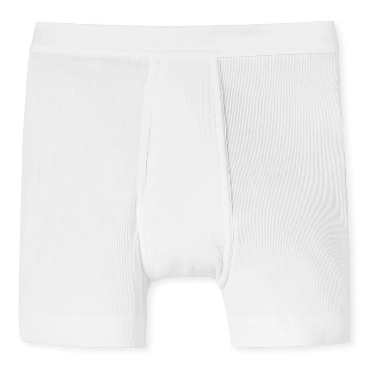 Klassische gerippte Boxershorts aus Baumwolle