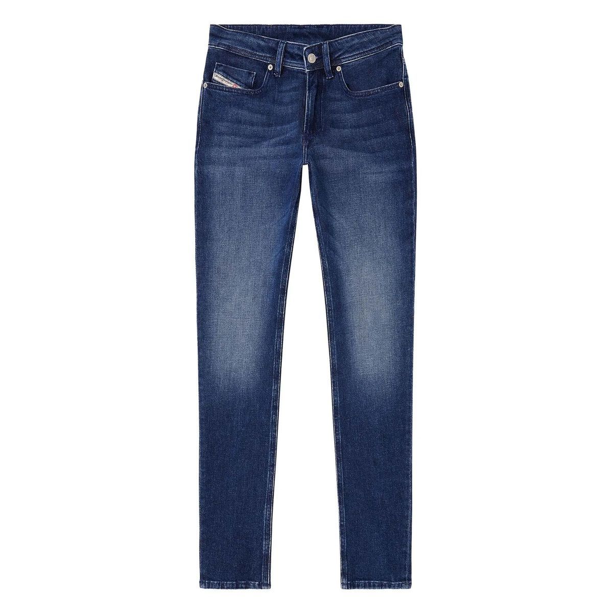 Slim Fit Jeans mit dunkler Waschung