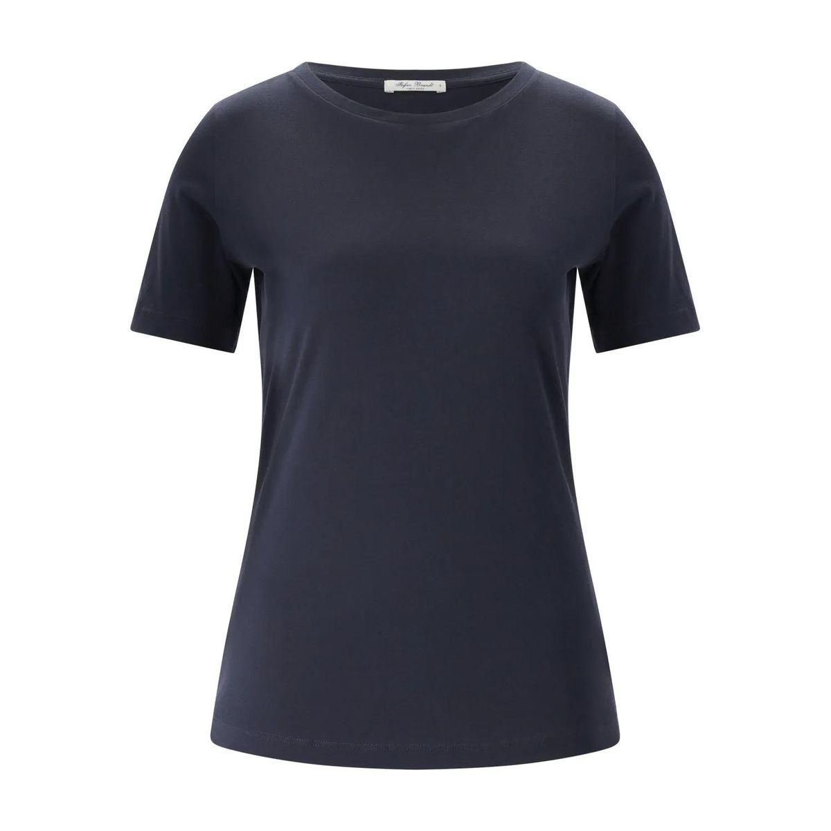 Essentielles Kurzarm-T-Shirt mit Rundhalsausschnitt