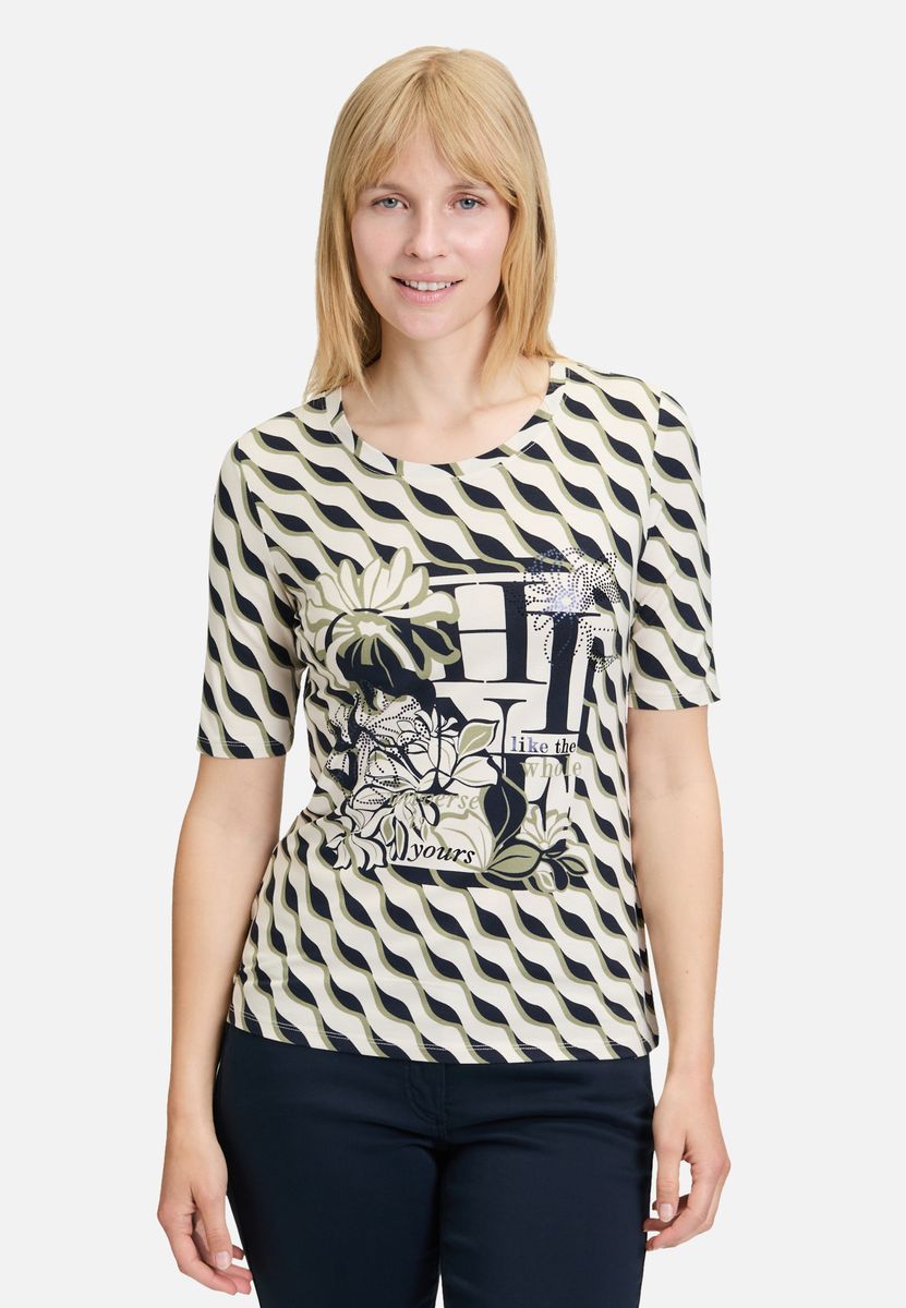 Basic Shirt mit Print
