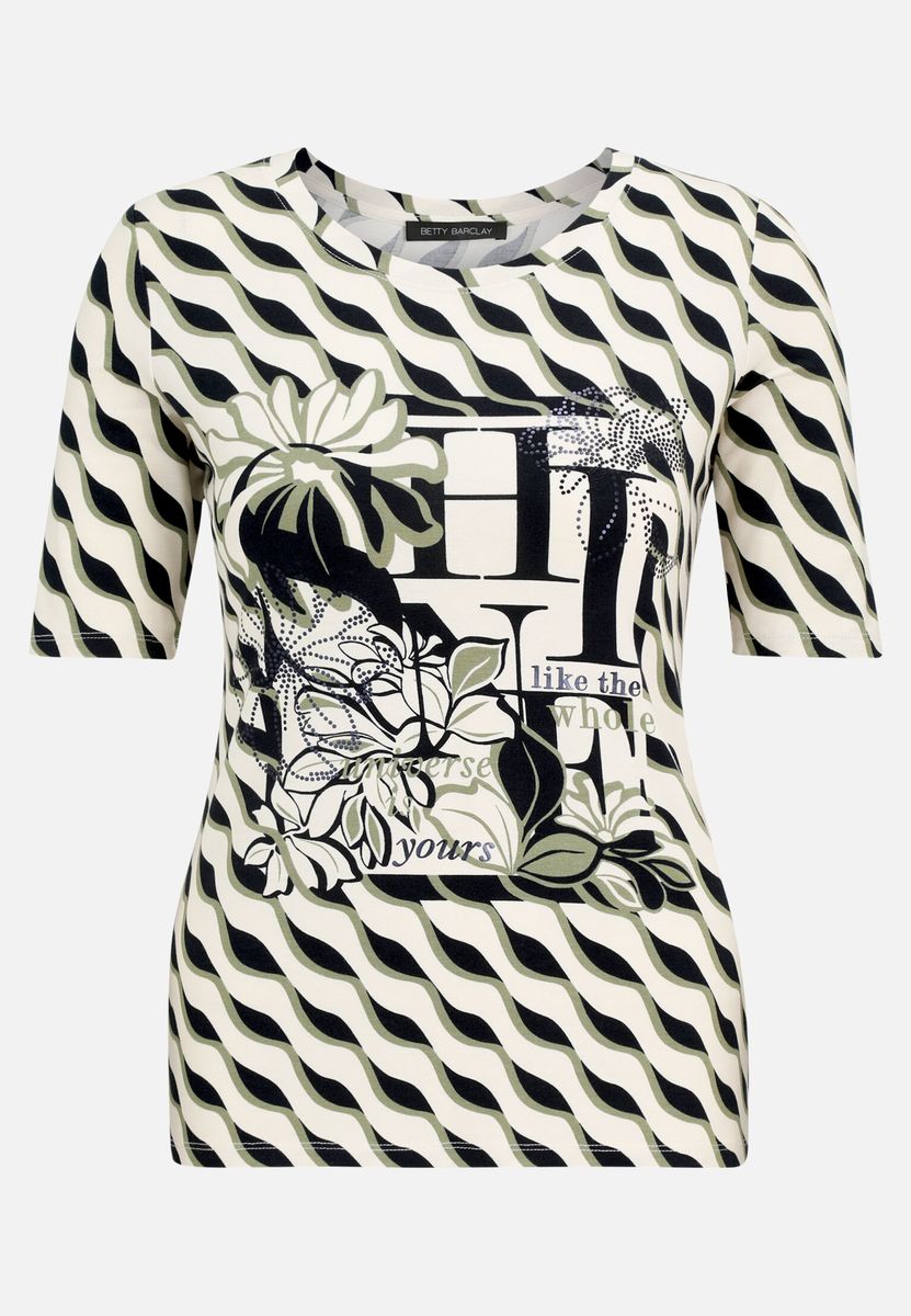 Basic Shirt mit Print
