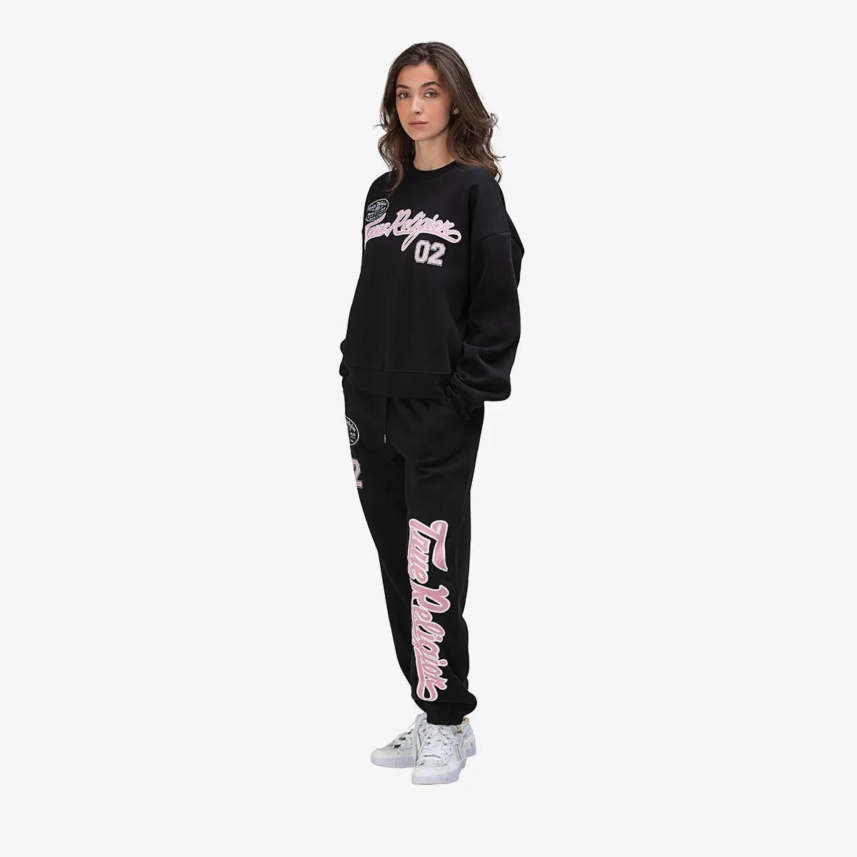 Sweatpants mit Logo-Print, lockere Passform