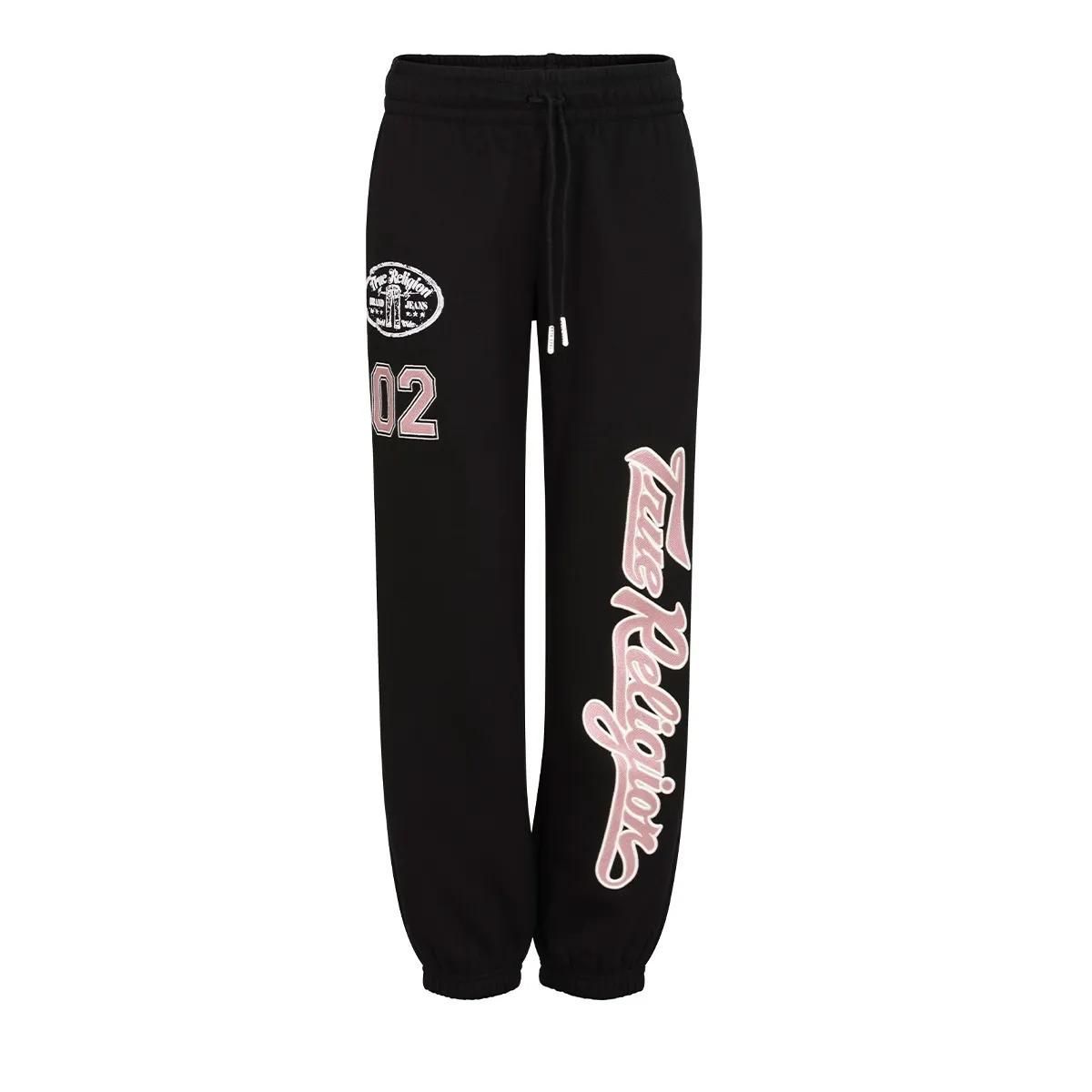 Sweatpants mit Logo-Print, lockere Passform