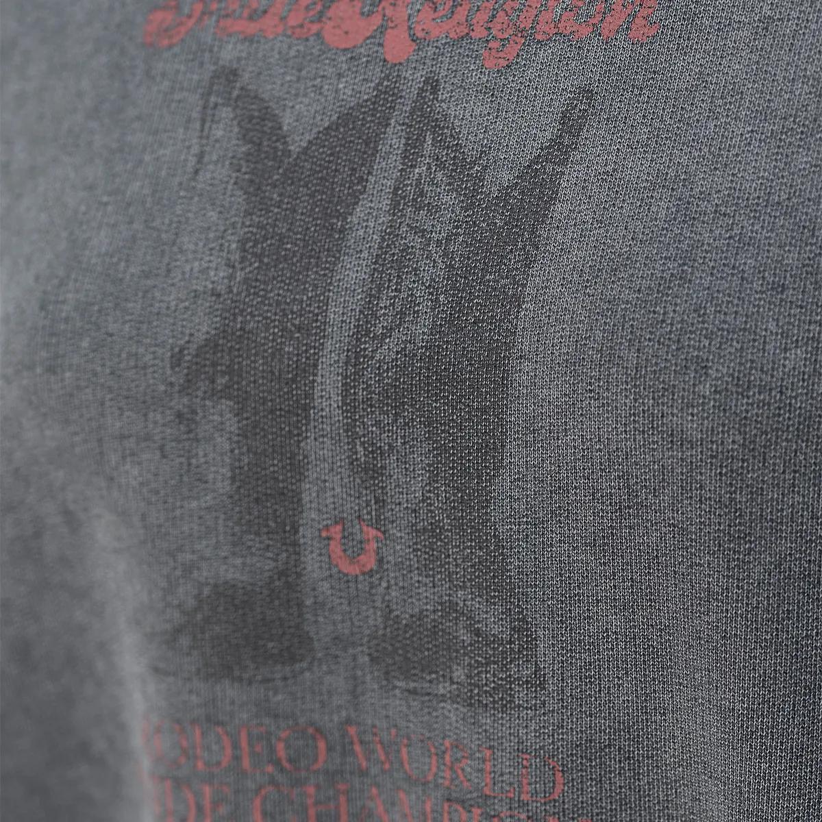 Sweatshirt mit Grafikprint und kurzem Schnitt