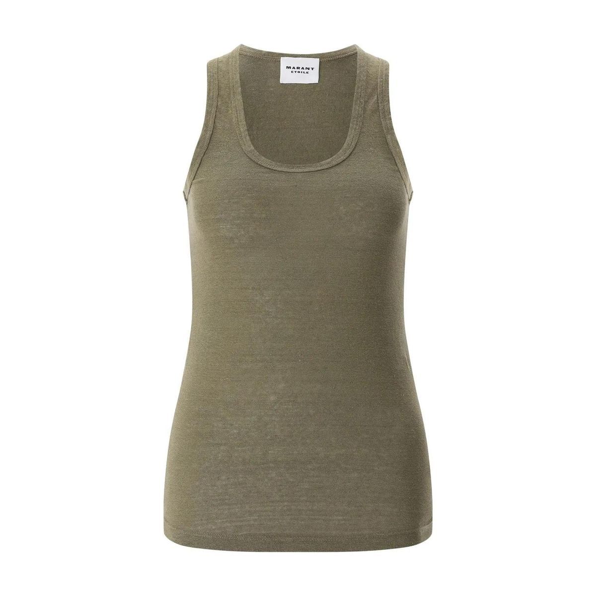 Ärmelloses Leinen Tanktop