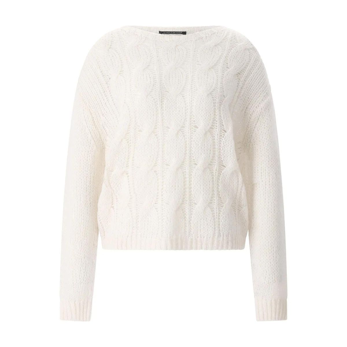 Zopfmuster Alpaka-Mix Pullover
