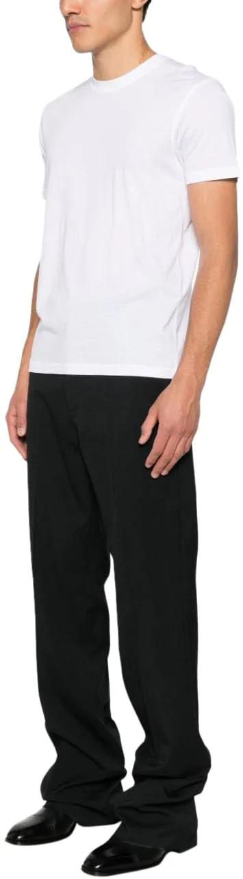 Minimalistisches T-Shirt mit Rundhalsausschnitt