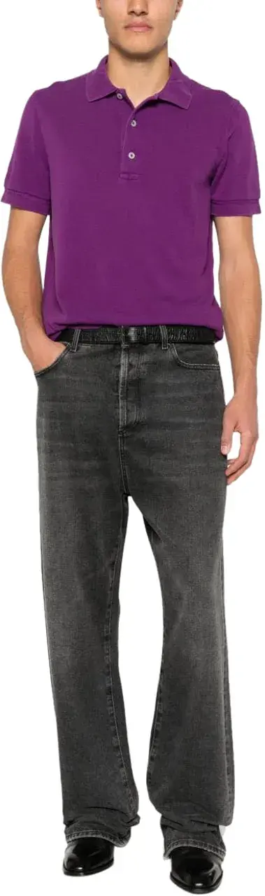 Klassisches Piqué-Poloshirt