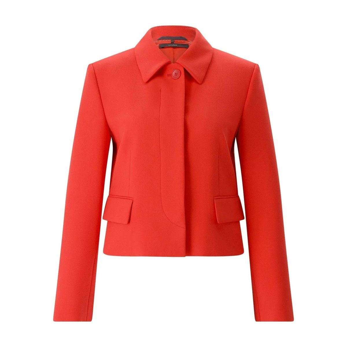 Kurzer Blazer mit klassischem Kragen